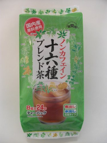 健茶館ノンカフェ十六種ブレンド茶TB 8gX24Pの口コミ・レビュー・評判